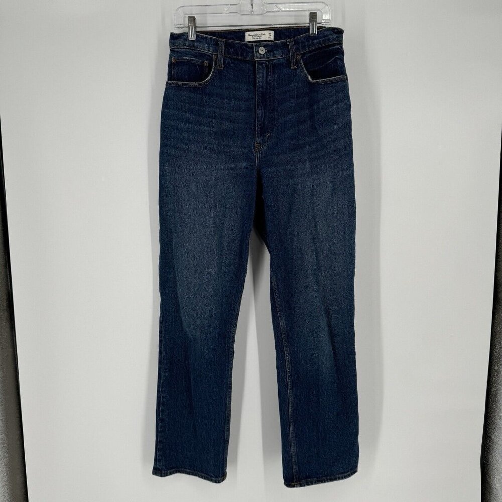 Abercrombie & Fitch Jeans Women’s 30 10 blue curve love 90's straight high rise